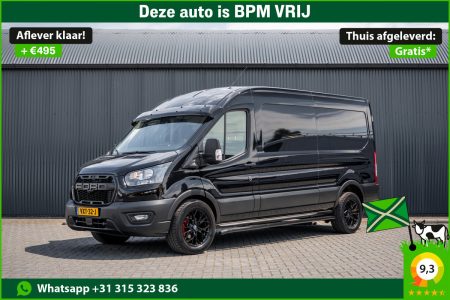 Ford Transit 2.0 EcoBlue L3H2 | 170 PK | Automaat | Trekhaak 3.5T | 1e Eigenaar | 360° Camera | Carplay | PDC | Trekhaak