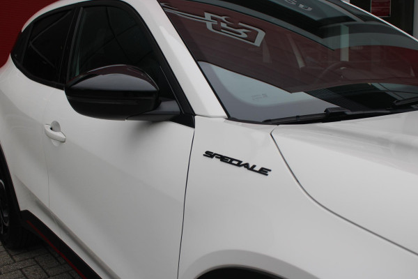 Alfa Romeo junior 1.2 145PK AUTOMAAT Hybrid IBRIDA SPECIALE | PANORAMA SCHUIF/KANTEL DAK | AFNEEMBARE TREKHAAK | TECHNO PACK: LED MATRIX KOPLAMPEN/AUTOMATISCH DIMMENDE BINNENSPIEGEL/DRAADLOZE TELEFOONLADER/ELEKTRISCH VERSTELBARE EN VERWARMBARE ZIJSPIEGELS MET DODEHOEK DETECTIE, ELEKTRISCH INKLAPBAAR/NAVIGATIE/HANDS-FREE ACHTERKLEP/KEYLESS ENTRY/USB TYPE C/ADAPTIVE CRUISE CONTROL MET LANE CENTERING EN FILE-ASSISTENT/ACHTERUITRIJ CAMERA MET DYNAMISCHE RIJLIJNEN/AUDIOSYSTEEM MET 6 SPEAKERS | PREMIUM PACK: "SPIGA" STOFFEN/ECOLEDER BEKLEDING MET RODE ACCENTEN - 6-VOUDIG ELEKTRISCH VERSTELBAR