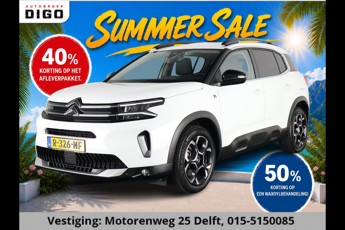 Citroën C5 Aircross 1.6 PLUG-IN HYBRID BUSINESS+ AUTOM. GAR 10/2032* NAVI. BLIND SPOT.TREKHAAK.CAMERA.