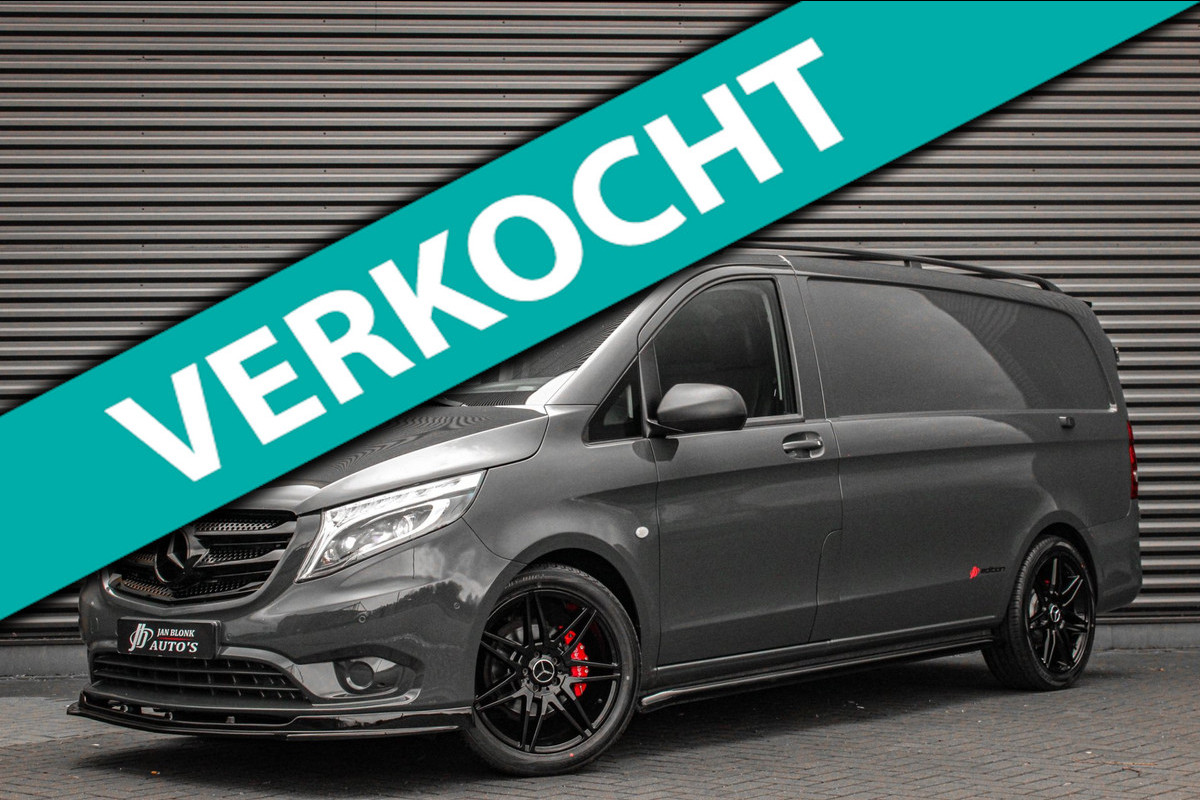 Mercedes-Benz Vito 116CDI 163PK LANG JB- EDITION FULL BLACK / AMG / SPOILER / VERLAGINGSVEREN / NAVIGATIE / SIDE- BARS / CAMERA