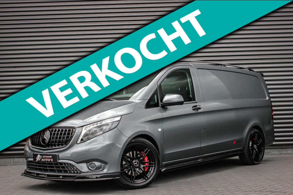 Mercedes-Benz Vito 215PK JB- EDITION FULL BLACK / AMG / SPOILER / VERLAGINGSVEREN / NAVIGATIE / CLIMATE CONTROL / TREKHAAK / CRUIS