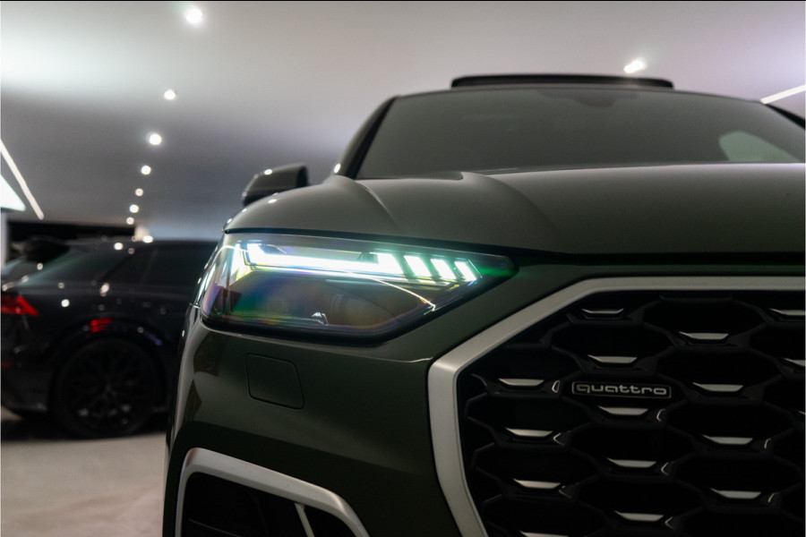 Audi Q5 Sportback 55 TFSI e S Line 367PK | District Green | Pano | Virtual | 21'' | SQ5 Sierstukken | 12 MND Garantie