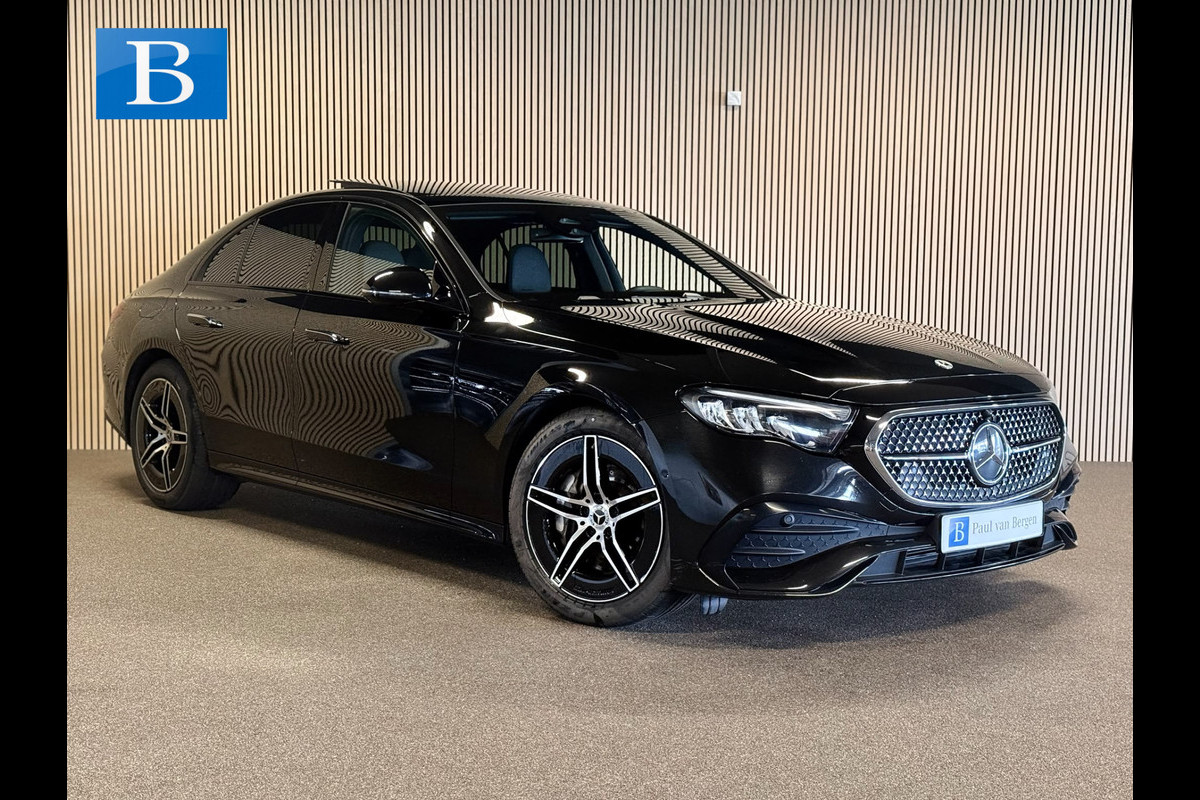 Mercedes-Benz E-Klasse 220D AMG STYLING-PANORAMADAK-NIGHT PAKKET-DISTRONIC-DODEHOEK-COMPLEET