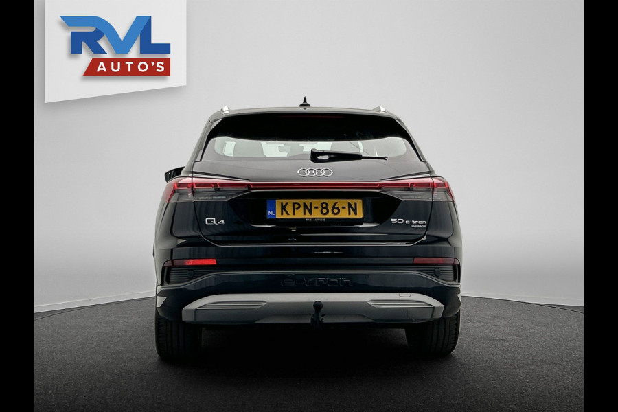 Audi Q4 e-tron 50 quattro Advanced edition 77 kWh | Trekhaak | Head-Up | 93,77 % SOH| Stoelverwarming | Adaptieve Cruise/Control |
