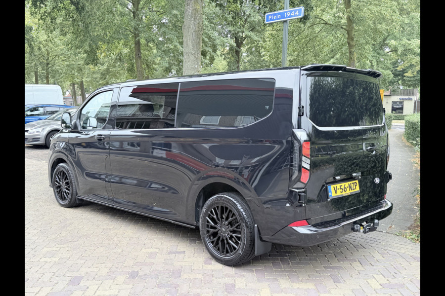 Ford Transit Custom 320 2.0 TDCI L2H1 Dubbel cabine Black Edition 19 inch, Stoelverwarming, Carplay, etc Snoeks Luxe dubbele cabine met alle opties