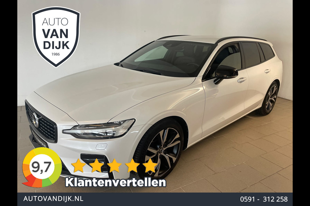 Volvo V60 2.0 B3 R-Design AUTOMAAT AIRCO NAVI CRUISE BLUETOOTH ELEK STOELEN HARMAN KARDON VELGEN CAMERA PRIVACYGLAS NETTE AUTO