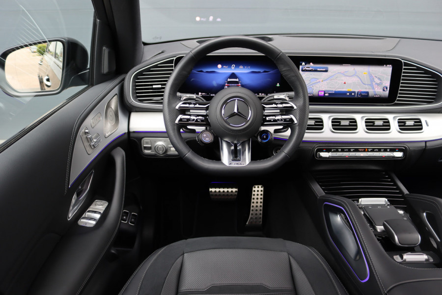 Mercedes-Benz GLE AMG 53 Hybrid 4MATIC+ Premium+ | Luchtvering | Stoelventilatie | Massage | Trekhaak | Burmester | Vlakkenverwarming | Soft-Close | Surround Camera | Nappa Leder | HUD |
