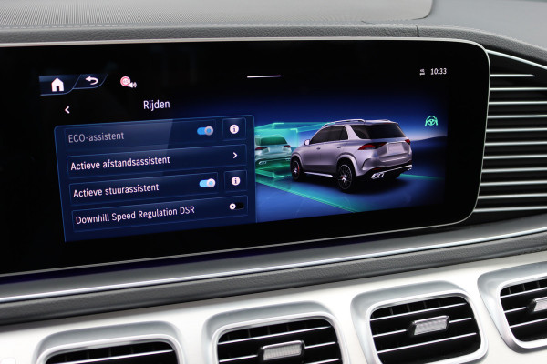 Mercedes-Benz GLE AMG 53 Hybrid 4MATIC+ Premium+ | Luchtvering | Stoelventilatie | Massage | Trekhaak | Burmester | Vlakkenverwarming | Soft-Close | Surround Camera | Nappa Leder | HUD |