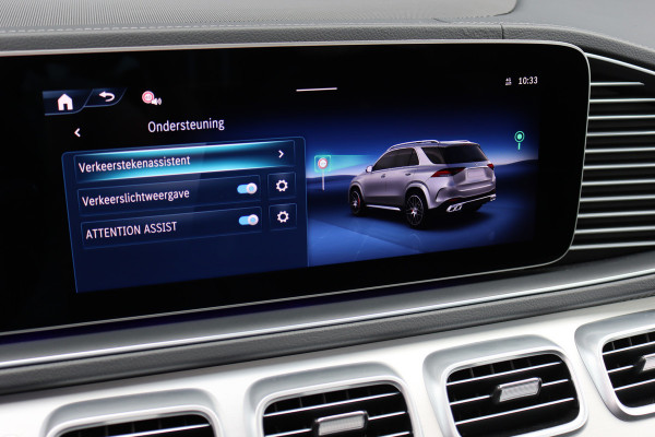 Mercedes-Benz GLE AMG 53 Hybrid 4MATIC+ Premium+ | Luchtvering | Stoelventilatie | Massage | Trekhaak | Burmester | Vlakkenverwarming | Soft-Close | Surround Camera | Nappa Leder | HUD |