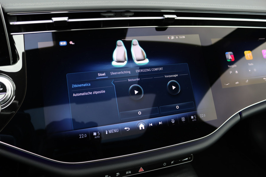 Mercedes-Benz E-Klasse 400 e 4MATIC AMG Line | Luchtvering | Achterasbesturing | Hyperscreen | Distronic+ | Trekhaak | Digital Light | HUD | Burmester | Achterbank Verwarmd |3D-Display |