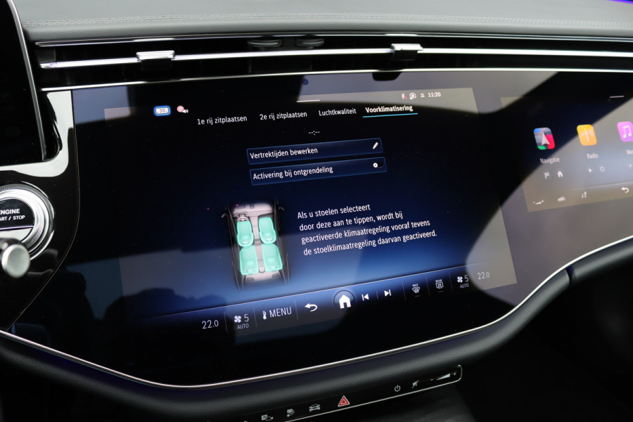 Mercedes-Benz E-Klasse 400 e 4MATIC AMG Line | Luchtvering | Achterasbesturing | Hyperscreen | Distronic+ | Trekhaak | Digital Light | HUD | Burmester | Achterbank Verwarmd |3D-Display |
