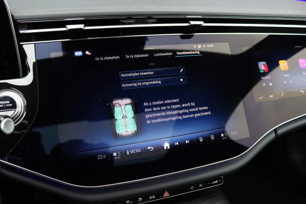 Mercedes-Benz E-Klasse 400 e 4MATIC AMG Line | Luchtvering | Achterasbesturing | Hyperscreen | Distronic+ | Trekhaak | Digital Light | HUD | Burmester | Achterbank Verwarmd |3D-Display |