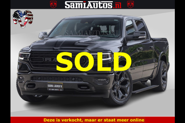 Dodge Ram 1500 LIMITED NIGHT | BOM VOL | HUD | MWK | LUCHTVERING | PANODAK | 5.7 V8 HEMI 402PK | DC | DUBBELE CABINE | 5 PERSOONS | GRIJSKENTEKEN PICK UP | DASHCAM | ALARM | OPEN UITLAAT KLEP | | De specialist in Amerikaanse pick‑ups in Nederland en Europa.