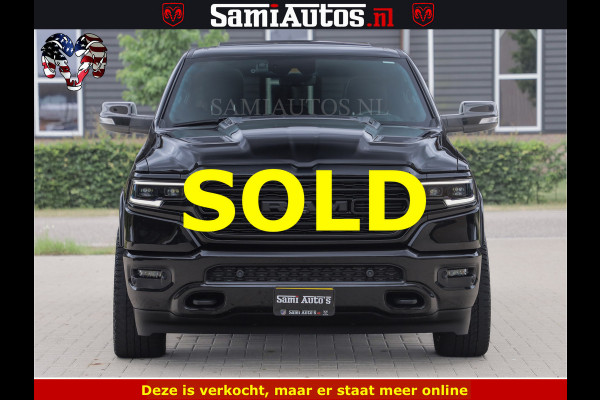 Dodge Ram 1500 LIMITED NIGHT | BOM VOL | HUD | MWK | LUCHTVERING | PANODAK | 5.7 V8 HEMI 402PK | DC | DUBBELE CABINE | 5 PERSOONS | GRIJSKENTEKEN PICK UP | DASHCAM | ALARM | OPEN UITLAAT KLEP | | De specialist in Amerikaanse pick‑ups in Nederland en Europa.