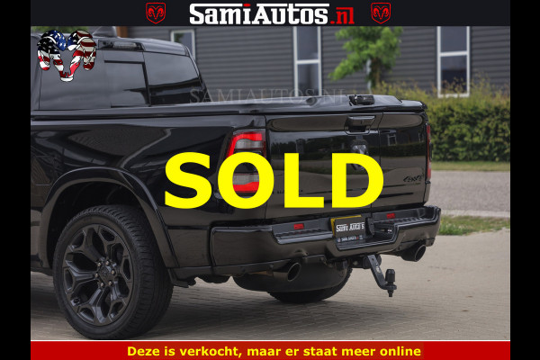 Dodge Ram 1500 LIMITED NIGHT | BOM VOL | HUD | MWK | LUCHTVERING | PANODAK | 5.7 V8 HEMI 402PK | DC | DUBBELE CABINE | 5 PERSOONS | GRIJSKENTEKEN PICK UP | DASHCAM | ALARM | OPEN UITLAAT KLEP | | De specialist in Amerikaanse pick‑ups in Nederland en Europa.