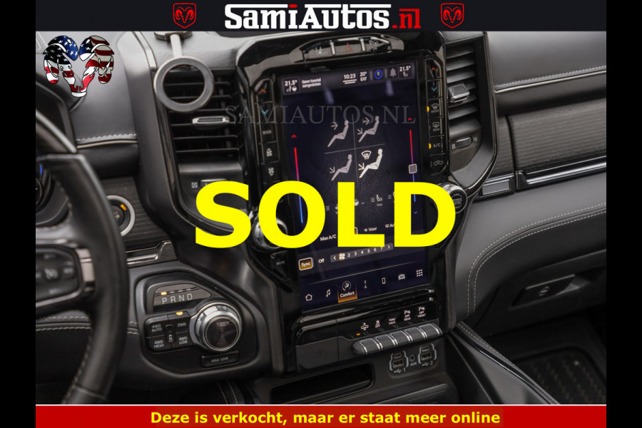 Dodge Ram 1500 LIMITED NIGHT | BOM VOL | HUD | MWK | LUCHTVERING | PANODAK | 5.7 V8 HEMI 402PK | DC | DUBBELE CABINE | 5 PERSOONS | GRIJSKENTEKEN PICK UP | DASHCAM | ALARM | OPEN UITLAAT KLEP | | De specialist in Amerikaanse pick‑ups in Nederland en Europa.