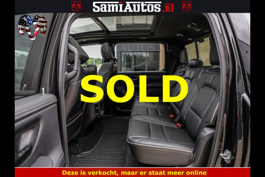 Dodge Ram 1500 LIMITED NIGHT | BOM VOL | HUD | MWK | LUCHTVERING | PANODAK | 5.7 V8 HEMI 402PK | DC | DUBBELE CABINE | 5 PERSOONS | GRIJSKENTEKEN PICK UP | DASHCAM | ALARM | OPEN UITLAAT KLEP | | De specialist in Amerikaanse pick‑ups in Nederland en Europa.