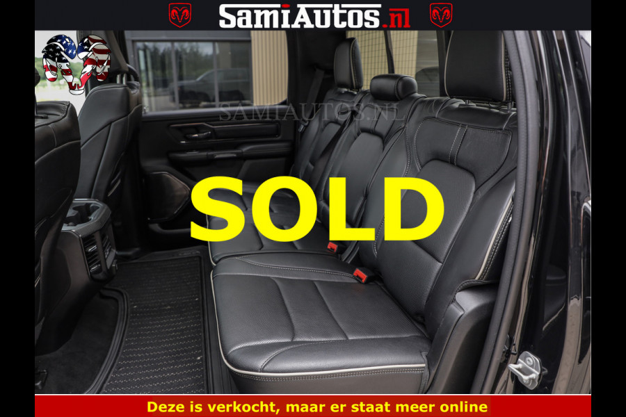 Dodge Ram 1500 LIMITED NIGHT | BOM VOL | HUD | MWK | LUCHTVERING | PANODAK | 5.7 V8 HEMI 402PK | DC | DUBBELE CABINE | 5 PERSOONS | GRIJSKENTEKEN PICK UP | DASHCAM | ALARM | OPEN UITLAAT KLEP | | De specialist in Amerikaanse pick‑ups in Nederland en Europa.