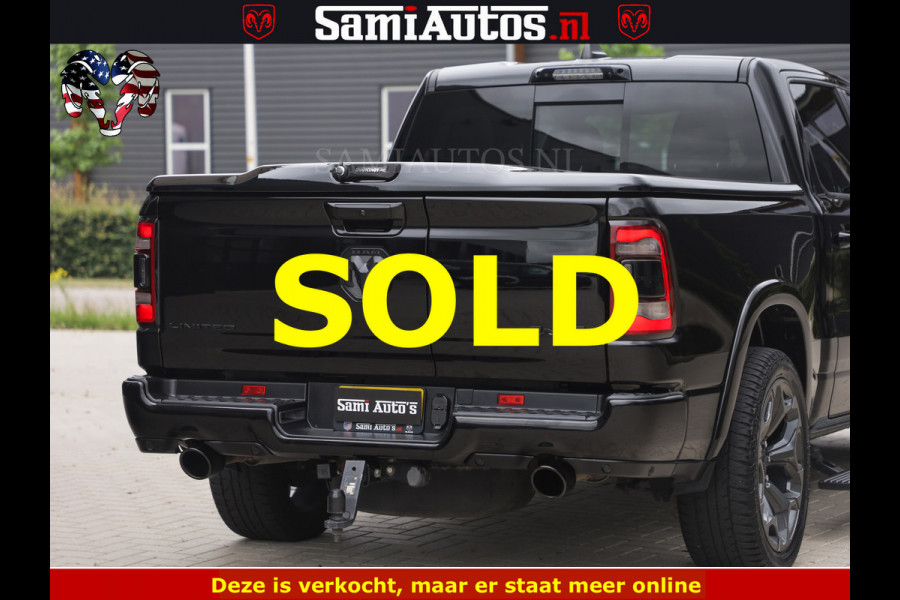 Dodge Ram 1500 LIMITED NIGHT | BOM VOL | HUD | MWK | LUCHTVERING | PANODAK | 5.7 V8 HEMI 402PK | DC | DUBBELE CABINE | 5 PERSOONS | GRIJSKENTEKEN PICK UP | DASHCAM | ALARM | OPEN UITLAAT KLEP | | De specialist in Amerikaanse pick‑ups in Nederland en Europa.