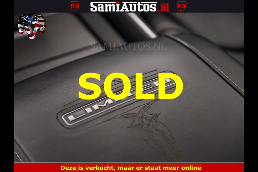 Dodge Ram 1500 LIMITED NIGHT | BOM VOL | HUD | MWK | LUCHTVERING | PANODAK | 5.7 V8 HEMI 402PK | DC | DUBBELE CABINE | 5 PERSOONS | GRIJSKENTEKEN PICK UP | DASHCAM | ALARM | OPEN UITLAAT KLEP | | De specialist in Amerikaanse pick‑ups in Nederland en Europa.