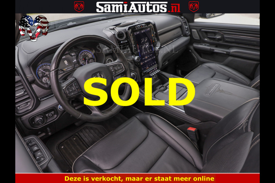 Dodge Ram 1500 LIMITED NIGHT | BOM VOL | HUD | MWK | LUCHTVERING | PANODAK | 5.7 V8 HEMI 402PK | DC | DUBBELE CABINE | 5 PERSOONS | GRIJSKENTEKEN PICK UP | DASHCAM | ALARM | OPEN UITLAAT KLEP | | De specialist in Amerikaanse pick‑ups in Nederland en Europa.