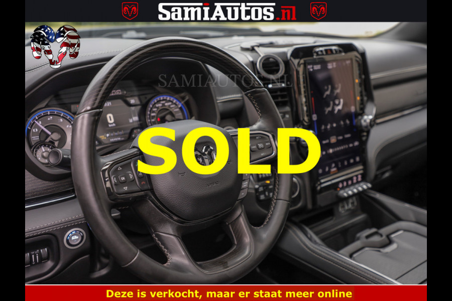 Dodge Ram 1500 LIMITED NIGHT | BOM VOL | HUD | MWK | LUCHTVERING | PANODAK | 5.7 V8 HEMI 402PK | DC | DUBBELE CABINE | 5 PERSOONS | GRIJSKENTEKEN PICK UP | DASHCAM | ALARM | OPEN UITLAAT KLEP | | De specialist in Amerikaanse pick‑ups in Nederland en Europa.