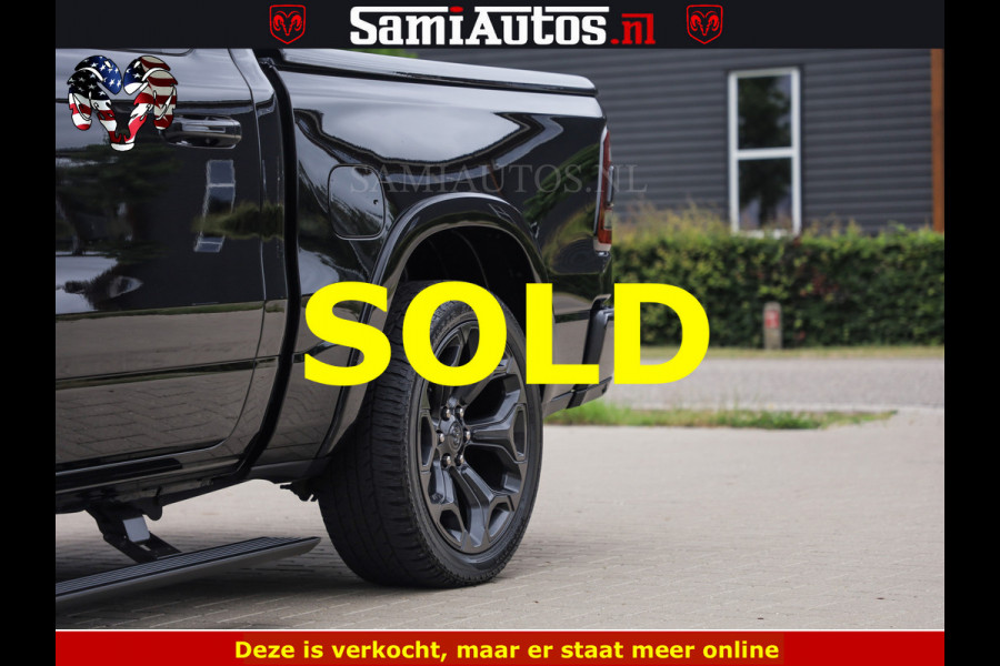 Dodge Ram 1500 LIMITED NIGHT | BOM VOL | HUD | MWK | LUCHTVERING | PANODAK | 5.7 V8 HEMI 402PK | DC | DUBBELE CABINE | 5 PERSOONS | GRIJSKENTEKEN PICK UP | DASHCAM | ALARM | OPEN UITLAAT KLEP | | De specialist in Amerikaanse pick‑ups in Nederland en Europa.