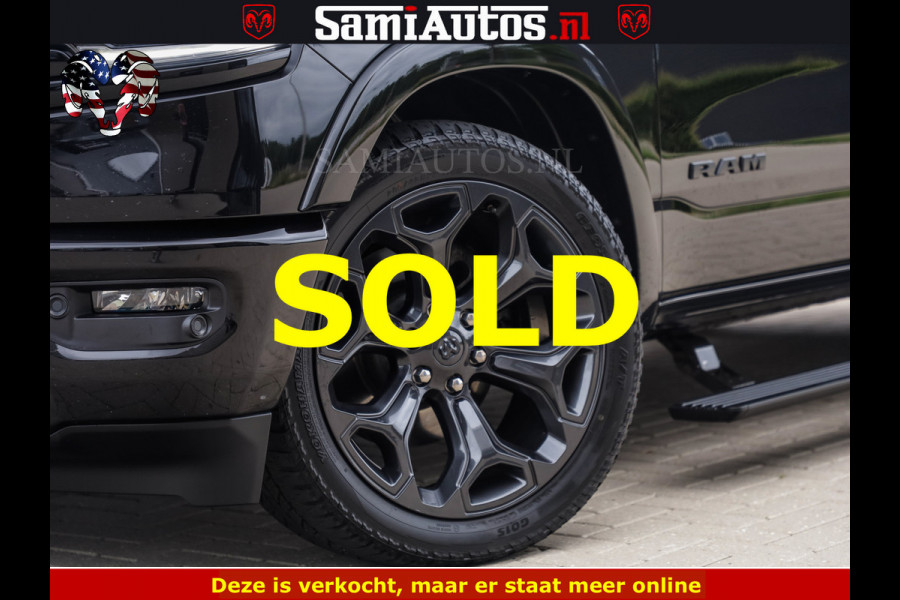 Dodge Ram 1500 LIMITED NIGHT | BOM VOL | HUD | MWK | LUCHTVERING | PANODAK | 5.7 V8 HEMI 402PK | DC | DUBBELE CABINE | 5 PERSOONS | GRIJSKENTEKEN PICK UP | DASHCAM | ALARM | OPEN UITLAAT KLEP | | De specialist in Amerikaanse pick‑ups in Nederland en Europa.