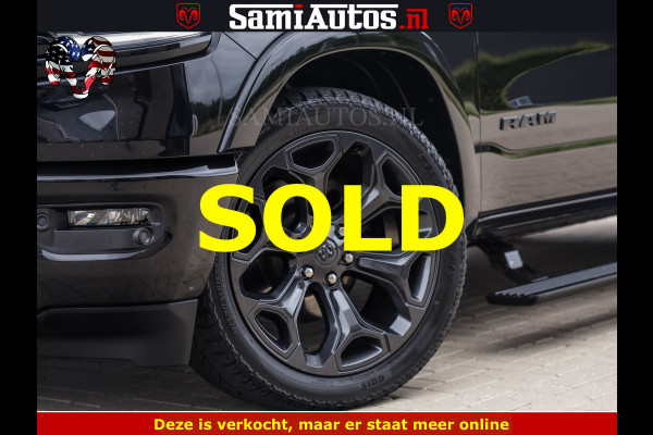 Dodge Ram 1500 LIMITED NIGHT | BOM VOL | HUD | MWK | LUCHTVERING | PANODAK | 5.7 V8 HEMI 402PK | DC | DUBBELE CABINE | 5 PERSOONS | GRIJSKENTEKEN PICK UP | DASHCAM | ALARM | OPEN UITLAAT KLEP | | De specialist in Amerikaanse pick‑ups in Nederland en Europa.