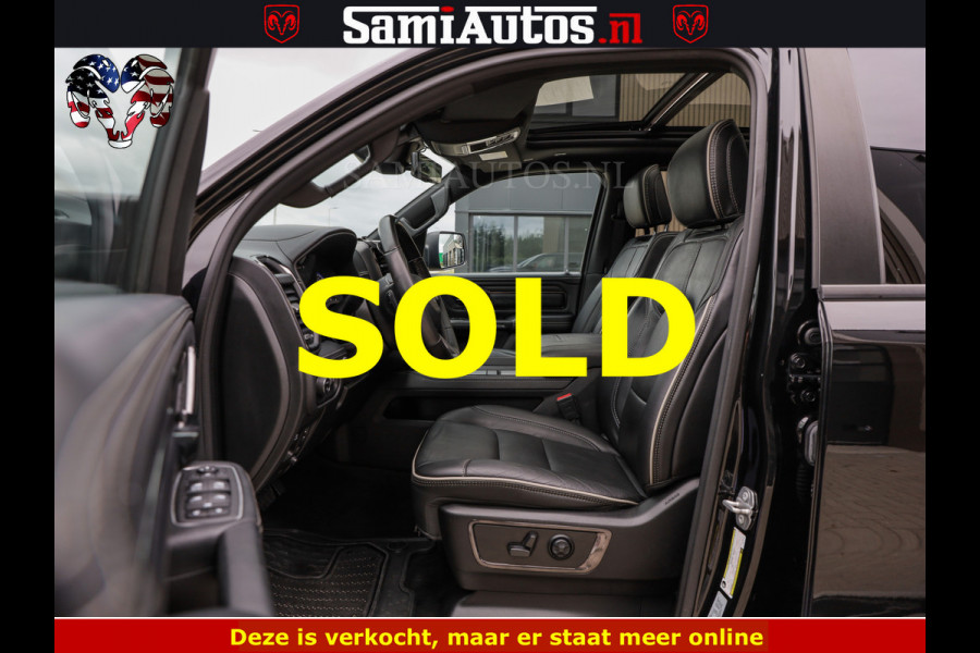 Dodge Ram 1500 LIMITED NIGHT | BOM VOL | HUD | MWK | LUCHTVERING | PANODAK | 5.7 V8 HEMI 402PK | DC | DUBBELE CABINE | 5 PERSOONS | GRIJSKENTEKEN PICK UP | DASHCAM | ALARM | OPEN UITLAAT KLEP | | De specialist in Amerikaanse pick‑ups in Nederland en Europa.