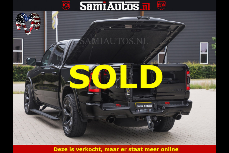 Dodge Ram 1500 LIMITED NIGHT | BOM VOL | HUD | MWK | LUCHTVERING | PANODAK | 5.7 V8 HEMI 402PK | DC | DUBBELE CABINE | 5 PERSOONS | GRIJSKENTEKEN PICK UP | DASHCAM | ALARM | OPEN UITLAAT KLEP | | De specialist in Amerikaanse pick‑ups in Nederland en Europa.
