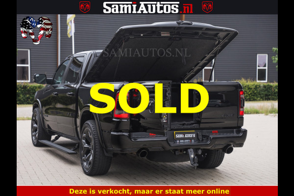 Dodge Ram 1500 LIMITED NIGHT | BOM VOL | HUD | MWK | LUCHTVERING | PANODAK | 5.7 V8 HEMI 402PK | DC | DUBBELE CABINE | 5 PERSOONS | GRIJSKENTEKEN PICK UP | DASHCAM | ALARM | OPEN UITLAAT KLEP | | De specialist in Amerikaanse pick‑ups in Nederland en Europa.