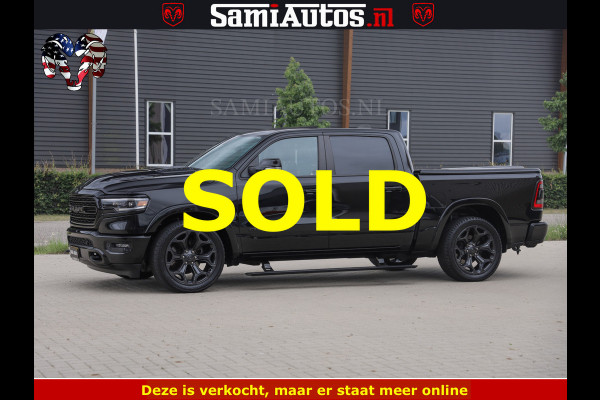 Dodge Ram 1500 LIMITED NIGHT | BOM VOL | HUD | MWK | LUCHTVERING | PANODAK | 5.7 V8 HEMI 402PK | DC | DUBBELE CABINE | 5 PERSOONS | GRIJSKENTEKEN PICK UP | DASHCAM | ALARM | OPEN UITLAAT KLEP | | De specialist in Amerikaanse pick‑ups in Nederland en Europa.