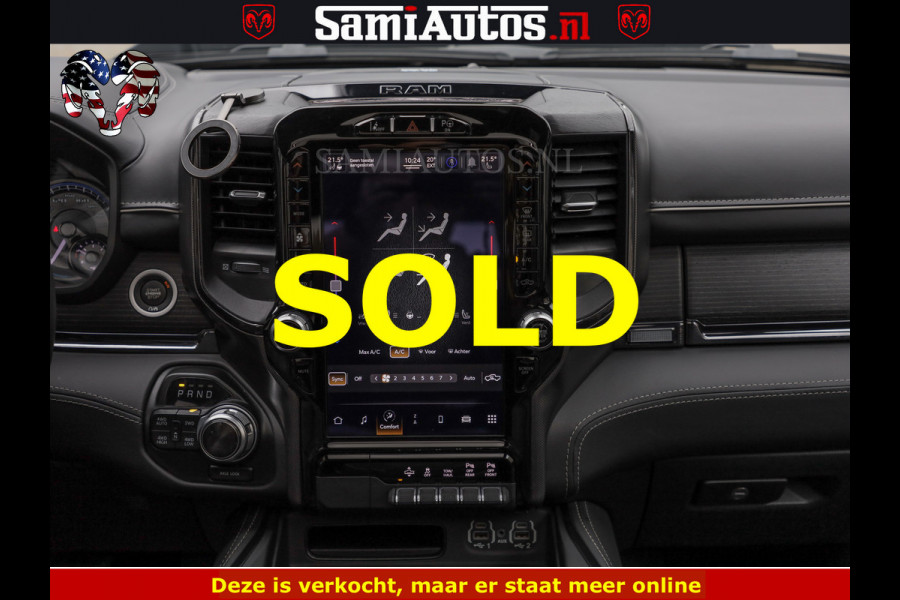 Dodge Ram 1500 LIMITED NIGHT | BOM VOL | HUD | MWK | LUCHTVERING | PANODAK | 5.7 V8 HEMI 402PK | DC | DUBBELE CABINE | 5 PERSOONS | GRIJSKENTEKEN PICK UP | DASHCAM | ALARM | OPEN UITLAAT KLEP | | De specialist in Amerikaanse pick‑ups in Nederland en Europa.