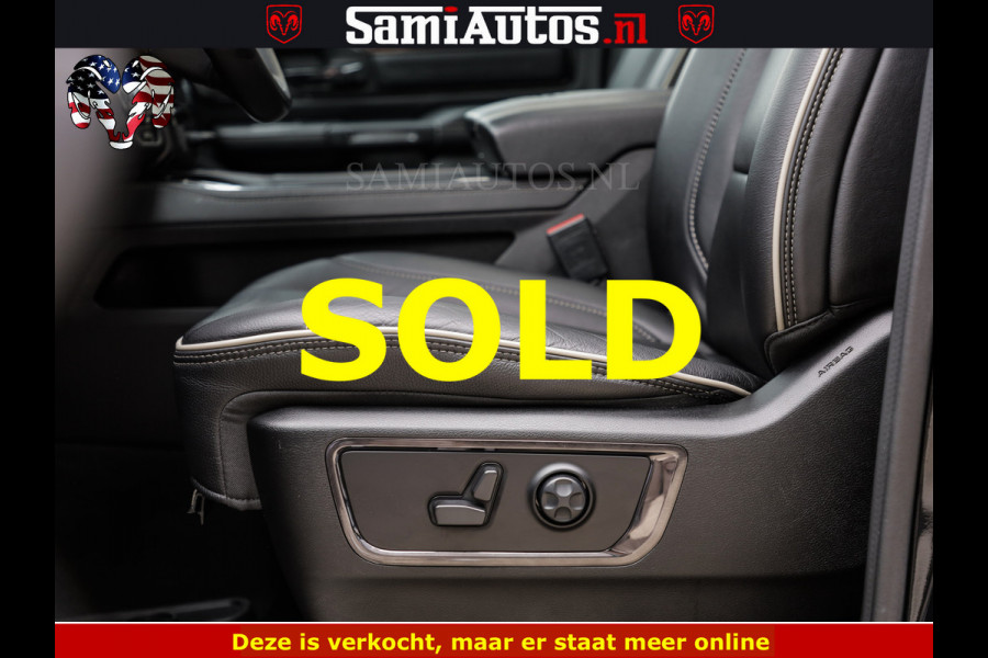 Dodge Ram 1500 LIMITED NIGHT | BOM VOL | HUD | MWK | LUCHTVERING | PANODAK | 5.7 V8 HEMI 402PK | DC | DUBBELE CABINE | 5 PERSOONS | GRIJSKENTEKEN PICK UP | DASHCAM | ALARM | OPEN UITLAAT KLEP | | De specialist in Amerikaanse pick‑ups in Nederland en Europa.