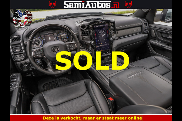 Dodge Ram 1500 LIMITED NIGHT | BOM VOL | HUD | MWK | LUCHTVERING | PANODAK | 5.7 V8 HEMI 402PK | DC | DUBBELE CABINE | 5 PERSOONS | GRIJSKENTEKEN PICK UP | DASHCAM | ALARM | OPEN UITLAAT KLEP | | De specialist in Amerikaanse pick‑ups in Nederland en Europa.