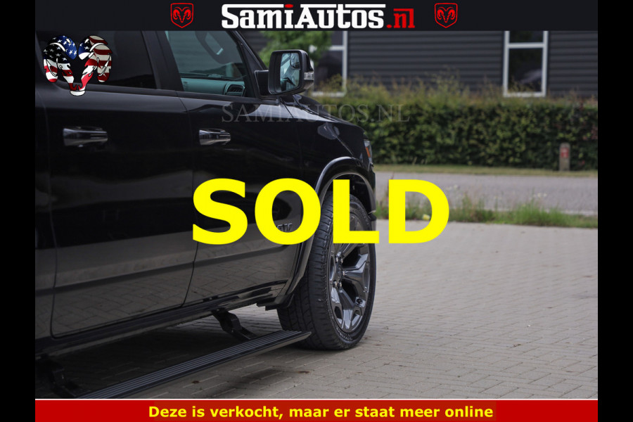 Dodge Ram 1500 LIMITED NIGHT | BOM VOL | HUD | MWK | LUCHTVERING | PANODAK | 5.7 V8 HEMI 402PK | DC | DUBBELE CABINE | 5 PERSOONS | GRIJSKENTEKEN PICK UP | DASHCAM | ALARM | OPEN UITLAAT KLEP | | De specialist in Amerikaanse pick‑ups in Nederland en Europa.