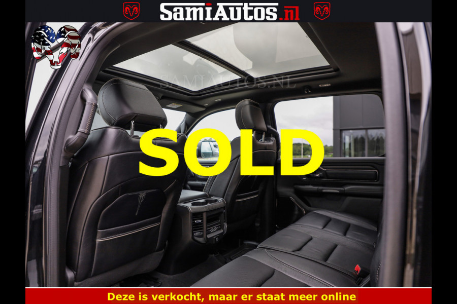 Dodge Ram 1500 LIMITED NIGHT | BOM VOL | HUD | MWK | LUCHTVERING | PANODAK | 5.7 V8 HEMI 402PK | DC | DUBBELE CABINE | 5 PERSOONS | GRIJSKENTEKEN PICK UP | DASHCAM | ALARM | OPEN UITLAAT KLEP | | De specialist in Amerikaanse pick‑ups in Nederland en Europa.