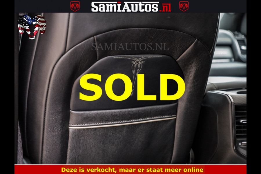 Dodge Ram 1500 LIMITED NIGHT | BOM VOL | HUD | MWK | LUCHTVERING | PANODAK | 5.7 V8 HEMI 402PK | DC | DUBBELE CABINE | 5 PERSOONS | GRIJSKENTEKEN PICK UP | DASHCAM | ALARM | OPEN UITLAAT KLEP | | De specialist in Amerikaanse pick‑ups in Nederland en Europa.