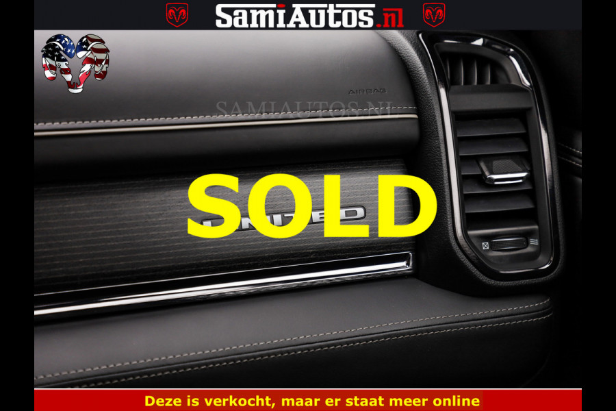 Dodge Ram 1500 LIMITED NIGHT | BOM VOL | HUD | MWK | LUCHTVERING | PANODAK | 5.7 V8 HEMI 402PK | DC | DUBBELE CABINE | 5 PERSOONS | GRIJSKENTEKEN PICK UP | DASHCAM | ALARM | OPEN UITLAAT KLEP | | De specialist in Amerikaanse pick‑ups in Nederland en Europa.