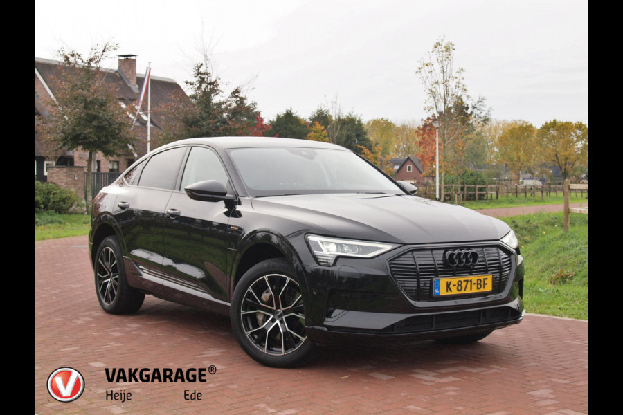Audi e-tron Sportback 55 quattro edition 95 kWh | SOH 92% | DAB | Black Optic | Parkeersensoren | NL-Auto |