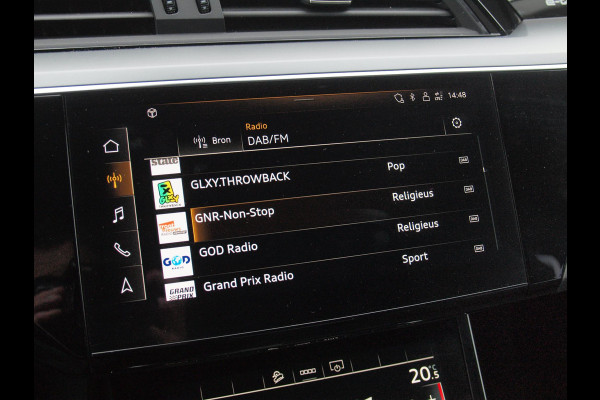 Audi e-tron Sportback 55 quattro edition 95 kWh | SOH 92% | DAB | Black Optic | Parkeersensoren | NL-Auto |