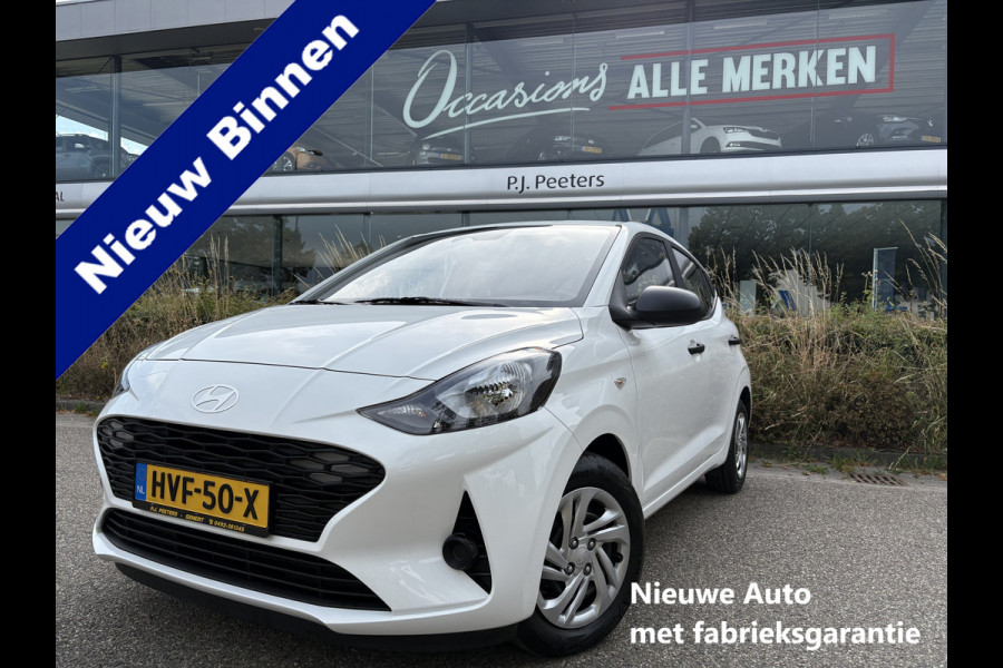Hyundai i10 1.0 Comfort Achteruitrijcamera - Airco - Navigatie - Parkeersensoren achter - Cruise control - Radio - Led verlichting - Fabrieksgarantie