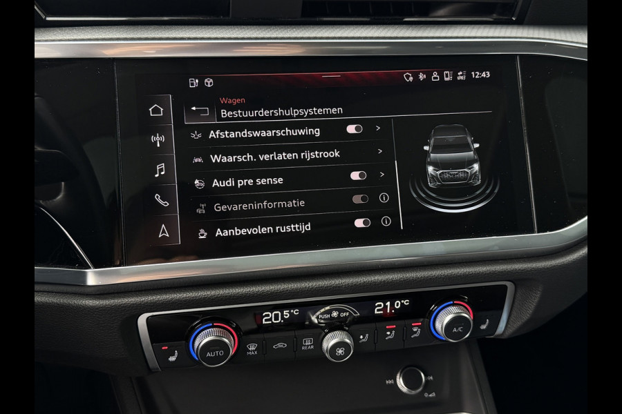 Audi Q3 Sportback 45 TFSI e S-line | Pano | Camera | LED | Black Optic | 20 inch | ACC | Navi | Dealer onderhouden
