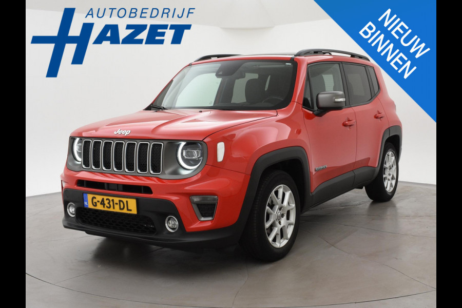Jeep Renegade 1.0T LIMITED + PANORAMA | TREKHAAK | LEDER | ADAPTIVE CRUISE | STOEL/STUURVERW. | LED