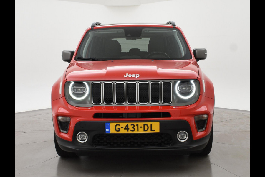 Jeep Renegade 1.0T LIMITED + PANORAMA | TREKHAAK | LEDER | ADAPTIVE CRUISE | STOEL/STUURVERW. | LED