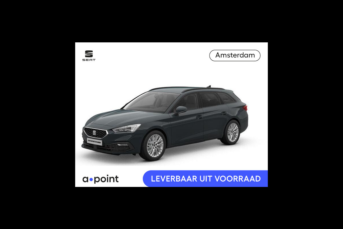 Seat Leon Sportstourer 1.5 TSI e-Hybrid Style Business Intense | Fiord Blue | Matrix LED Koplampen | Dode Hoek Detectie | Draadloze Carplay