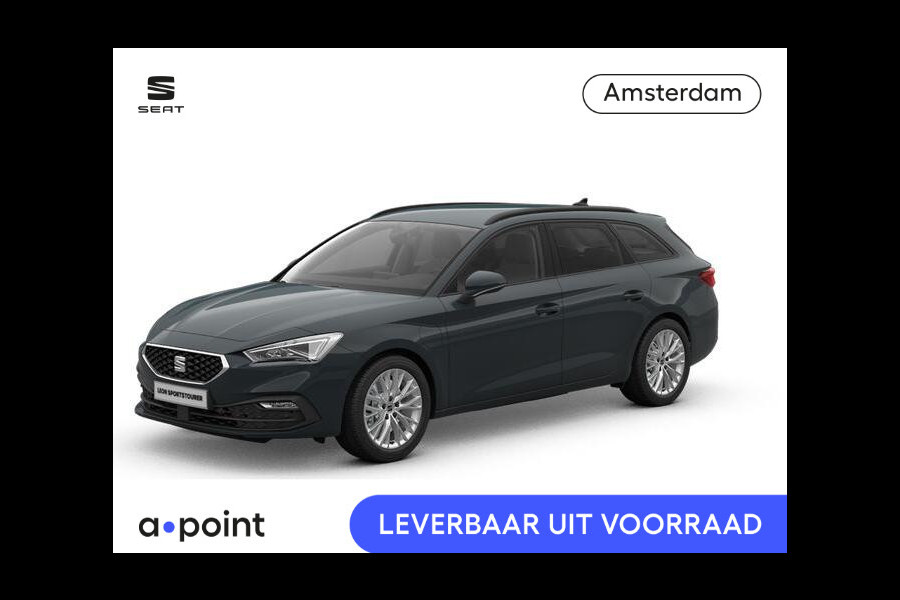Seat Leon Sportstourer 1.5 TSI e-Hybrid Style Business Intense | Fiord Blue | Matrix LED Koplampen | Dode Hoek Detectie | Draadloze Carplay