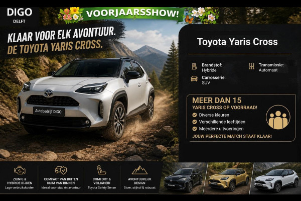 Toyota Yaris Cross 1.5 Hybrid Executive Bi-Tone | Panoramadak | Dodehoek Detectie | HUD | Navigatie