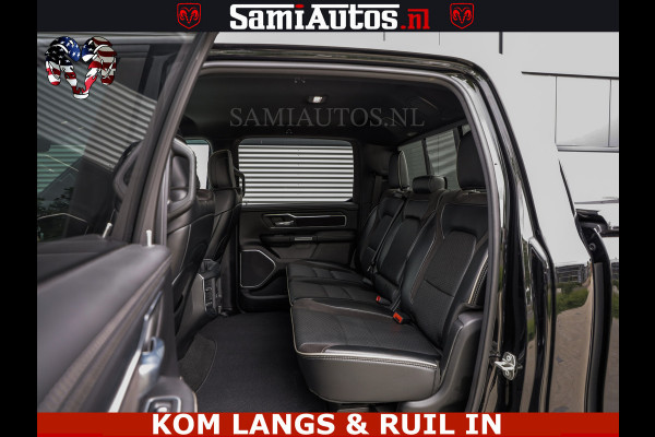 Dodge Ram DE DONDER | 5.7 V8 HEMI | BRONZE BREDE WIELEN | WIDE BODY | OPEN UITLAAT KLEP | ZEER DIK | DUBBELE CABINE | DC | 5 PERSOONS | GRIJS KENETEKEN | BJ 2023 44000KM | FULL LED VERLICHTING | MEGA DIK |
